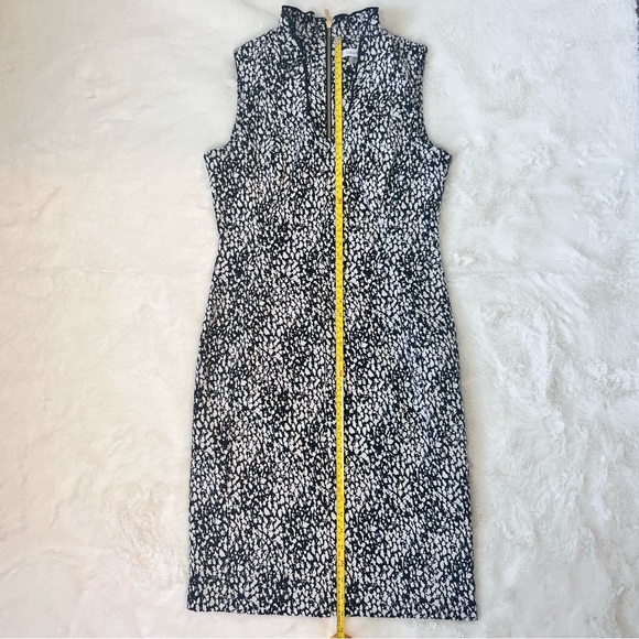 Calvin Klein White and Black Ruffle Dress - Picture 14 of 17